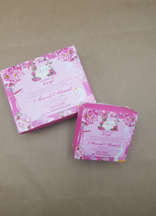 Baby Birth Announcement Boxes in Pakistan | Customized Methai & Sweet Boxes – Lowest Price