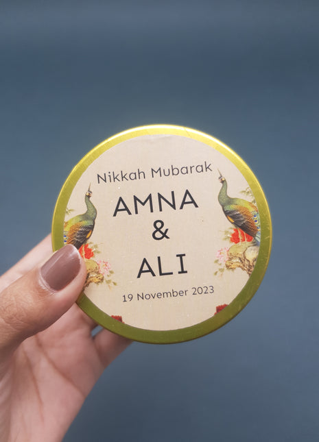 Customized Tin Bid Boxes in Pakistan – Affordable Wedding & Nikkah Gift Packaging | Printasy Pakistan