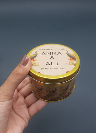 Customized Tin Bid Boxes in Pakistan – Affordable Wedding & Nikkah Gift Packaging | Printasy Pakistan