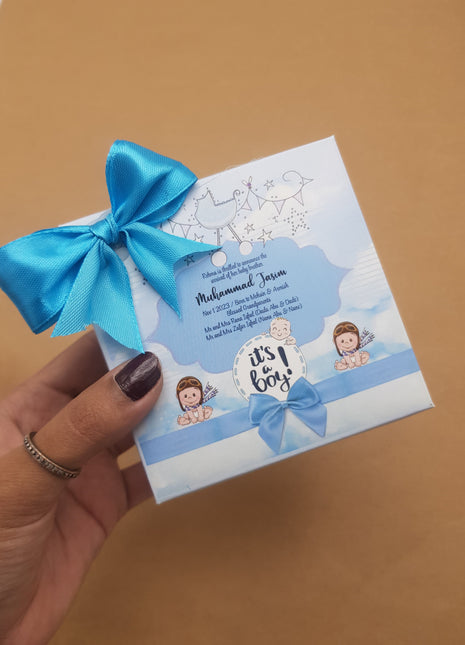 Baby Birth Announcement Boxes in Pakistan | Customized Methai & Sweet Boxes – Lowest Price