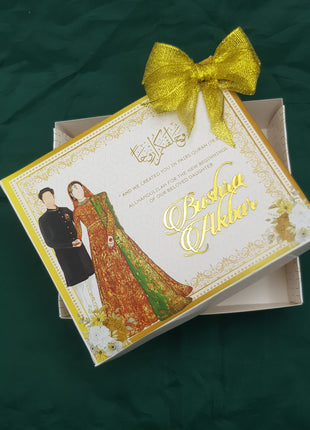 Personalized Card Bid Boxes in Pakistan – Low-Cost Nikkah & Wedding Gift Boxes | Printasy