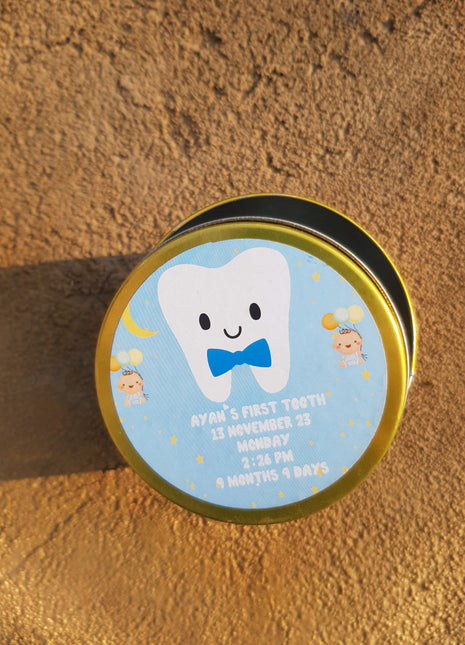 Premium Birth Announcement Tin Boxes – Custom Printed Baby Arrival Gifts & Methie Boxes in Pakistan