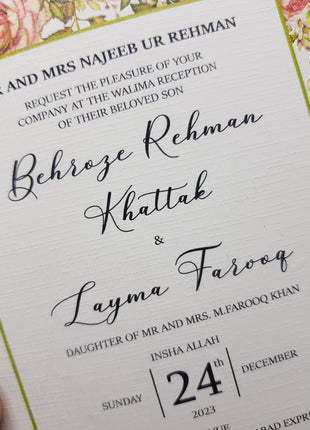 Customized Wedding Cards