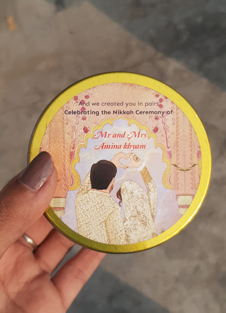 Customized Tin Bid Boxes in Pakistan – Affordable Wedding & Nikkah Gift Packaging | Printasy Pakistan