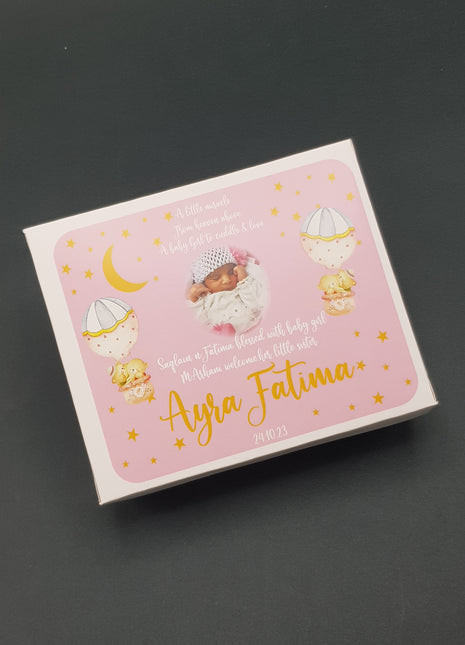 Baby Birth Announcement Boxes in Pakistan | Customized Methai & Sweet Boxes – Lowest Price