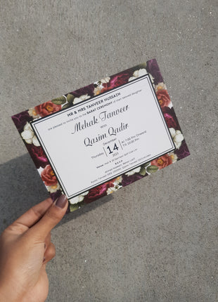 Customized Wedding Cards