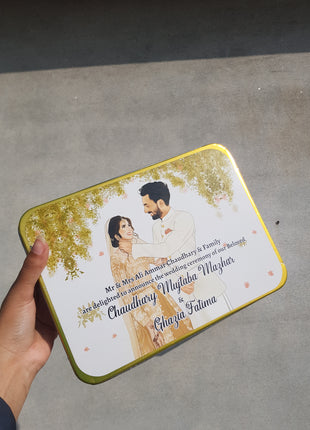 Customized Tin Bid Boxes in Pakistan – Affordable Wedding & Nikkah Gift Packaging | Printasy Pakistan