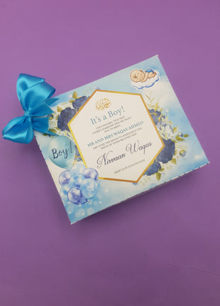 Baby Birth Announcement Boxes in Pakistan | Customized Methai & Sweet Boxes – Lowest Price