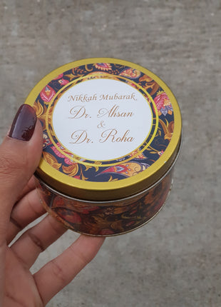 Customized Tin Bid Boxes in Pakistan – Affordable Wedding & Nikkah Gift Packaging | Printasy Pakistan