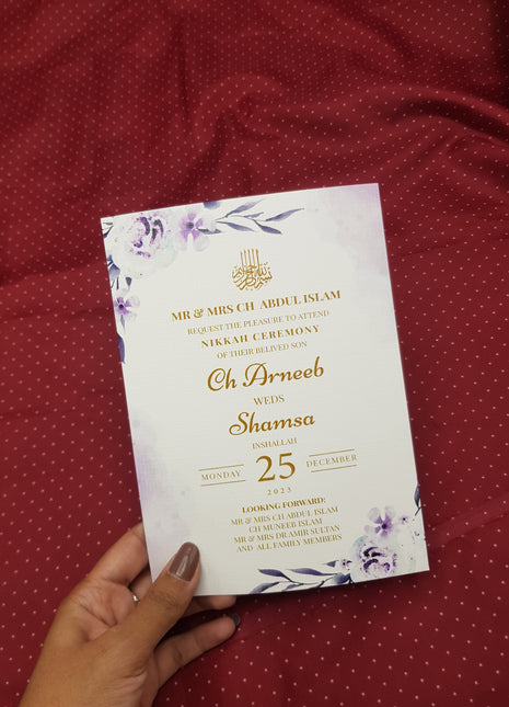 Customized Wedding Cards