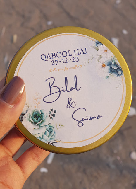 Customized Tin Bid Boxes in Pakistan – Affordable Wedding & Nikkah Gift Packaging | Printasy Pakistan