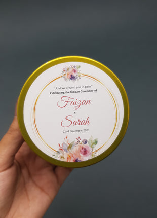 Customized Tin Bid Boxes in Pakistan – Affordable Wedding & Nikkah Gift Packaging | Printasy Pakistan