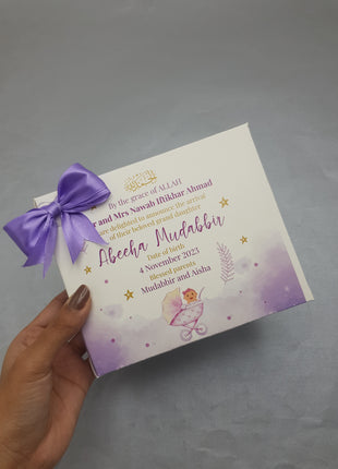 Baby Birth Announcement Boxes in Pakistan | Customized Methai & Sweet Boxes – Lowest Price