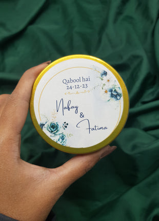 Customized Tin Bid Boxes in Pakistan – Affordable Wedding & Nikkah Gift Packaging | Printasy Pakistan