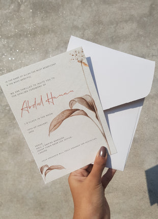 Customized Wedding Cards