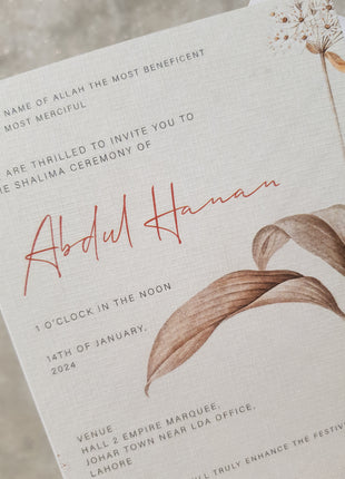 Customized Wedding Cards