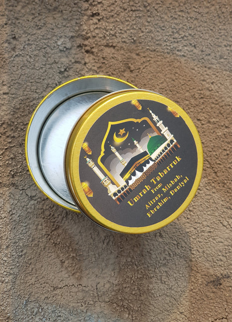 Hajj and Umrah Tin Boxes