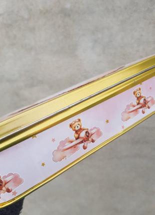 Premium Birth Announcement Tin Boxes – Custom Printed Baby Arrival Gifts & Methie Boxes in Pakistan