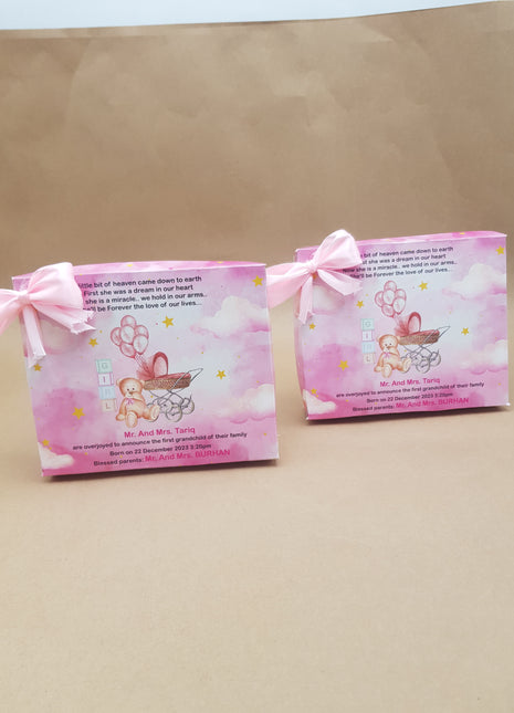 Baby Birth Announcement Boxes in Pakistan | Customized Methai & Sweet Boxes – Lowest Price