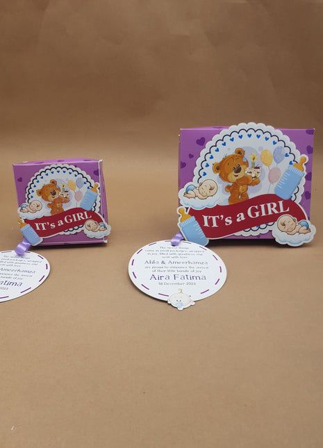 Baby Birth Announcement Boxes in Pakistan | Customized Methai & Sweet Boxes – Lowest Price