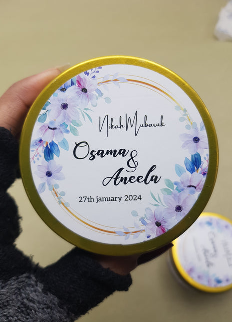 Customized Tin Bid Boxes in Pakistan – Affordable Wedding & Nikkah Gift Packaging | Printasy Pakistan