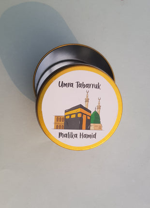 Hajj and Umrah Tin Boxes