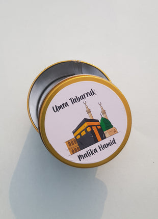 Hajj and Umrah Tin Boxes