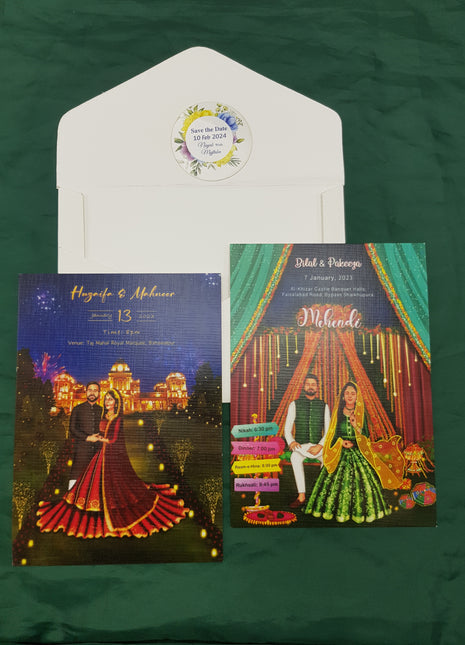 Customized Wedding Cards