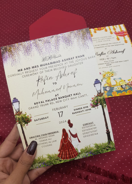 Customized Wedding Card