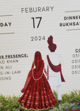 Customized Wedding Card