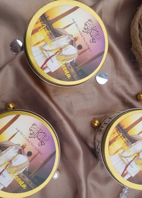 Customized Tin Bid Boxes in Pakistan – Affordable Wedding & Nikkah Gift Packaging | Printasy Pakistan