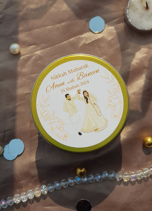 Customized Tin Bid Boxes in Pakistan – Affordable Wedding & Nikkah Gift Packaging | Printasy Pakistan