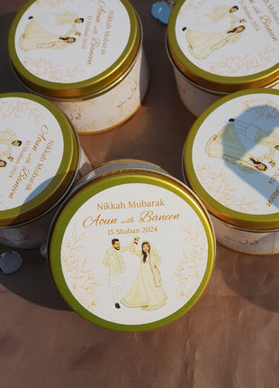Customized Tin Bid Boxes in Pakistan – Affordable Wedding & Nikkah Gift Packaging | Printasy Pakistan