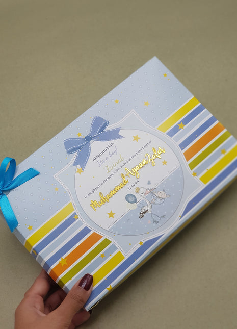 Baby Birth Announcement Boxes in Pakistan | Customized Methai & Sweet Boxes – Lowest Price