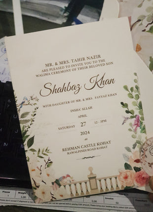 Customized Wedding Card