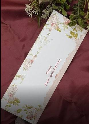 Customized Wedding Money Envelope