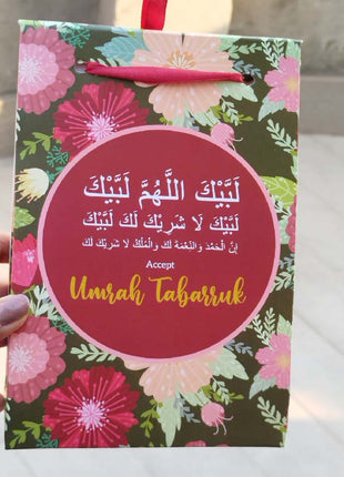 Hajj and Umrah Tabarruk Gift Bags - Flap Style - Customizable | Affordable | Fast Delivery