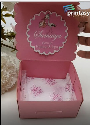 Baby Birth Announcement Boxes in Pakistan | Customized Methai & Sweet Boxes – Lowest Price