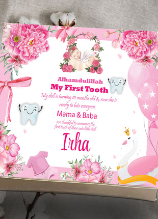 Customized First Tooth Card Boxes - Pao, Half kg & 1 Kg