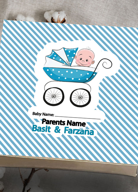 Baby Birth Announcement Boxes in Pakistan | Customized Methai & Sweet Boxes – Lowest Price