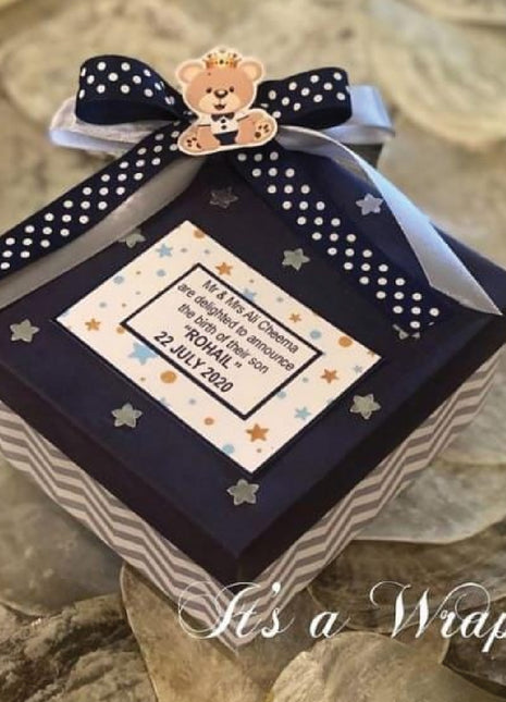 Baby Birth Announcement Boxes in Pakistan | Customized Methai & Sweet Boxes – Lowest Price