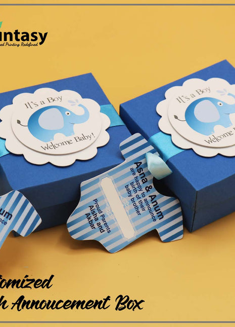 Baby Birth Announcement Boxes in Pakistan | Customized Methai & Sweet Boxes – Lowest Price