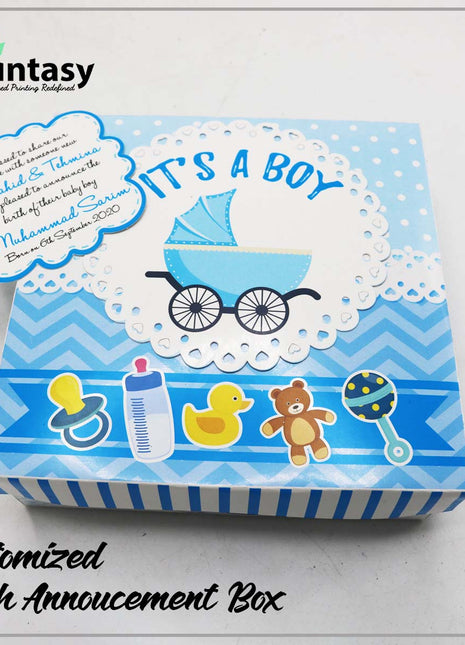 Baby Birth Announcement Boxes in Pakistan | Customized Methai & Sweet Boxes – Lowest Price