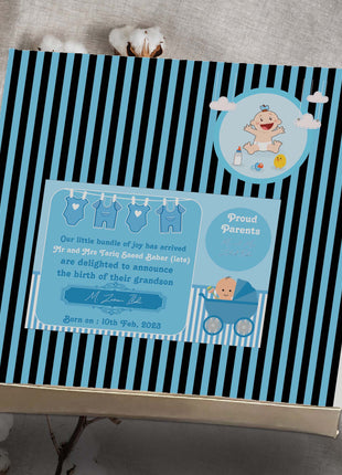 Baby Birth Announcement Boxes in Pakistan | Customized Methai & Sweet Boxes – Lowest Price