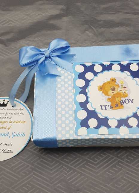 Baby Birth Announcement Boxes in Pakistan | Customized Methai & Sweet Boxes – Lowest Price