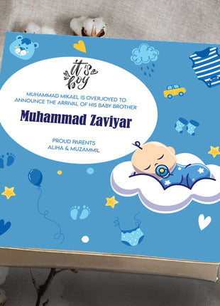 Baby Birth Announcement Boxes in Pakistan | Customized Methai & Sweet Boxes – Lowest Price