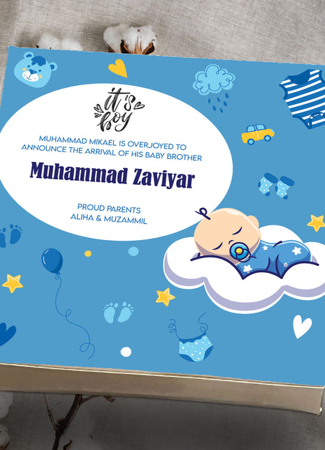 Baby Birth Announcement Boxes in Pakistan | Customized Methai & Sweet Boxes – Lowest Price
