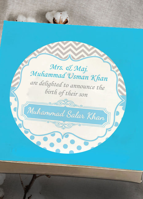 Baby Birth Announcement Boxes in Pakistan | Customized Methai & Sweet Boxes – Lowest Price