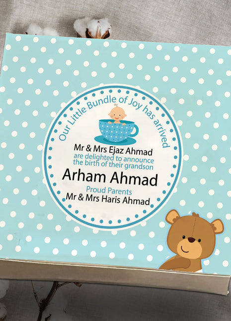 Baby Birth Announcement Boxes in Pakistan | Customized Methai & Sweet Boxes – Lowest Price