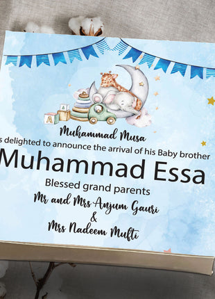 Baby Birth Announcement Boxes in Pakistan | Customized Methai & Sweet Boxes – Lowest Price